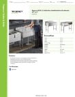 Regency Tables & Sinks 600DBU2136 Specsheet Regency Tables & Sinks 600DBU2136 Specsheet
