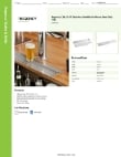 Regency Tables & Sinks FMDT-5X24 Specsheet