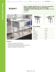 Regency Tables & Sinks 6CS1182418XR Specsheet Regency Tables & Sinks 6CS1182418XR Specsheet