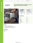 Regency Tables & Sinks 600IB2130C0 Specsheet
