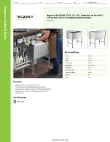Regency Tables & Sinks 600IB2130C7 Specsheet