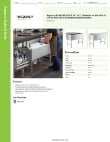 Regency Tables & Sinks 600IB2142C0 Specsheet Regency Tables & Sinks 600IB2142C0 Specsheet