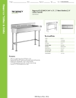 Regency Tables & Sinks 600FHDMS1848 Specsheet