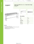 Regency Tables & Sinks 600FHSMSB1896 Specsheet