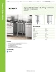 Regency Tables & Sinks 600WT18X24BS Specsheet