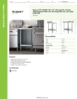 Regency Tables & Sinks 600TB3024G Specsheet