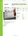 Regency Tables & Sinks 600WT24X48BS Specsheet