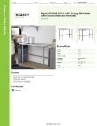 Regency Tables & Sinks 600WT24X48SS Specsheet