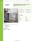 Regency Tables & Sinks 600WT30X36SS Specsheet