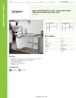 Regency Tables & Sinks 600WT30X48SS Specsheet