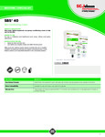 LOTION HAND SBS 40 SCJP spec sheet LOTION HAND SBS 40 SCJP spec sheet
