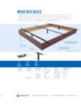 Rize Wooden Bed Bases Limited Sizes available Specs