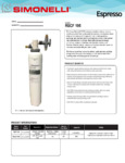 Nuova Simonelli RSCF 195 Spec Sheet Nuova Simonelli RSCF 195 Spec Sheet