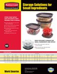 Rubbermaid Premier Spec Sheet Rubbermaid Premier Spec Sheet