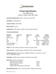 Runamok Sugarmaker's Cut Specsheet Runamok Sugarmaker's Cut Specsheet
