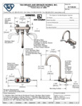 FAUCET WALL MT 4" 6" GOOSENECK S/S WB 2.2 GPM FAUCET WALL MT 4" 6" GOOSENECK S/S WB 2.2 GPM