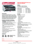 RADIANT CHARBROILER, COUNTERTOP spec sheet