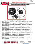 Pacer Pumps S Series Rebuild Kit Pacer Pumps S Series Rebuild Kit