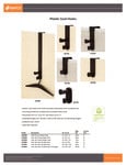Safco Plastic Coat Hook Specsheet