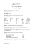 Runamok WhistlePig Rye Whiskey Barrel-Aged Maple Syrup Specsheet Runamok WhistlePig Rye Whiskey Barrel-Aged Maple Syrup Specsheet