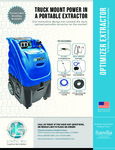 Sandia OPTIMIZER 12 Gallon Carpet Extractor Specsheet