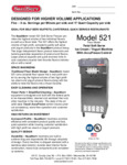 SaniServ 521 Spec Sheet SaniServ 521 Spec Sheet