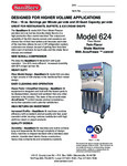 SaniServ 624 Spec Sheet