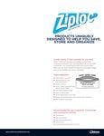 SCJP 682257 Ziploc® Brand Seal Top One Gallon Storage Bag - 10-9