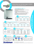 Scotsman 922 1322 Low Ice Machine Spec sheet