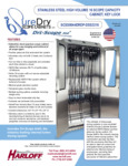 SUREDRY STAINLESS STEEL HIGH VOLUME 16 SCOPE CABINET WITH DRI-SCOPE AID® spec sheet SUREDRY STAINLESS STEEL HIGH VOLUME 16 SCOPE CABINET WITH DRI-SCOPE AID® spec sheet