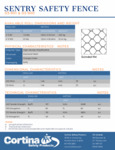 Sentry Safety Fence - Spec Sheet