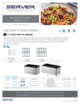 SERVER Create A Mini Cold Station Spec Sheet SERVER Create A Mini Cold Station Spec Sheet