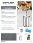 Server Insulated Jar Specsheet