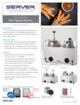 SERVER Twin Topping Warmers Spec Sheet