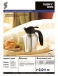 Service Ideas ErgoServ Carafe Specsheet