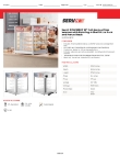 ServIt RTR-158L 1 DOOR, PRETZEL RACK KIT Specsheet ServIt RTR-158L 1 DOOR, PRETZEL RACK KIT Specsheet