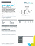 SHARKBITE MAX NPSM DRAIN spec sheet