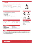 ShopVac 5989505 Spec Sheet