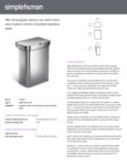 Simplehuman ST2047 Specs