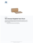Tork Universal Natural Kraft Singlefold Paper Towel Tork Universal Natural Kraft Singlefold Paper Towel