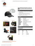 Skullerz 8946 Standard Baseball Cap and Bump Cap Insert Spec Sheet Skullerz 8946 Standard Baseball Cap and Bump Cap Insert Spec Sheet