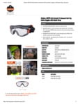Skullerz ARKYN Anti-Scratch & Enhanced Anti-Fog Safety Goggles with Elastic Strap specs