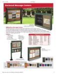 Sliding Door Message Centers Spec Sheet