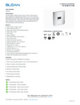 Sloan_5093400302_specsheet Sloan_5093400302_specsheet
