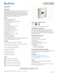 Sloan_5093400308_specsheet Sloan_5093400308_specsheet
