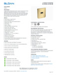 Sloan_5093400312_specsheet Sloan_5093400312_specsheet