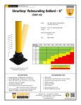 SlowStop 6 Inch Rebounding Bollard Spec Sheet