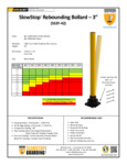 SlowStop Rebounding Bollard Spec Sheet