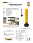SlowStop Storefront Bollard Spec Sheet