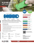 NSF FOOD ZONE CERTIFIED SAFETY CUTTER